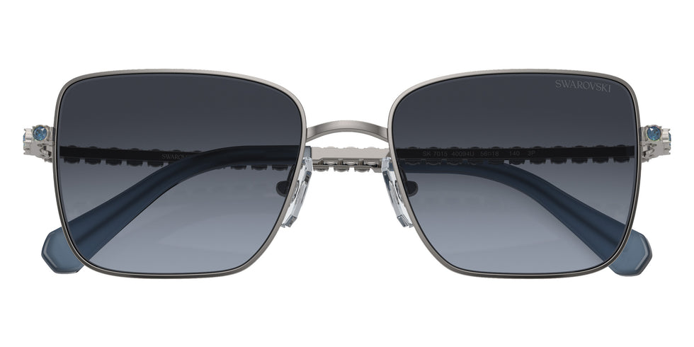 Swarovski SK7015 40094U 53 - Gunmetal / Polarized Blue Gradient #id:sk701540094u_s:112120