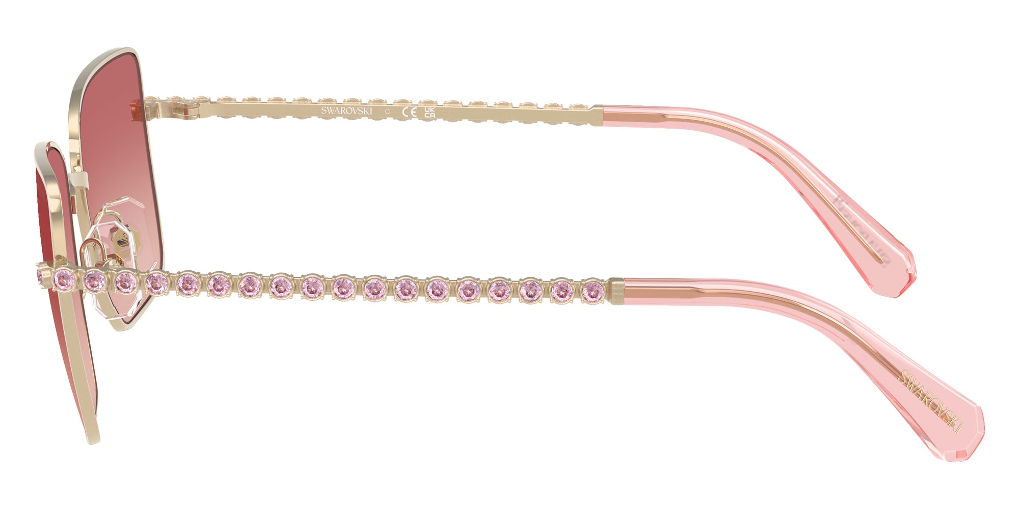 Swarovski SK7015 4013A5 53 - Pale Gold / Pink Gradient Red #id:sk70154013a5_s:114110