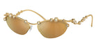 Swarovski SK7016 40047P 56 - Gold / Brown Mirrored Gold #id:sk701640047p_s:100105