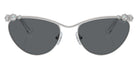 Swarovski SK7017 400187 58 - Silver / Dark Gray #id:sk7017400187_s:100100