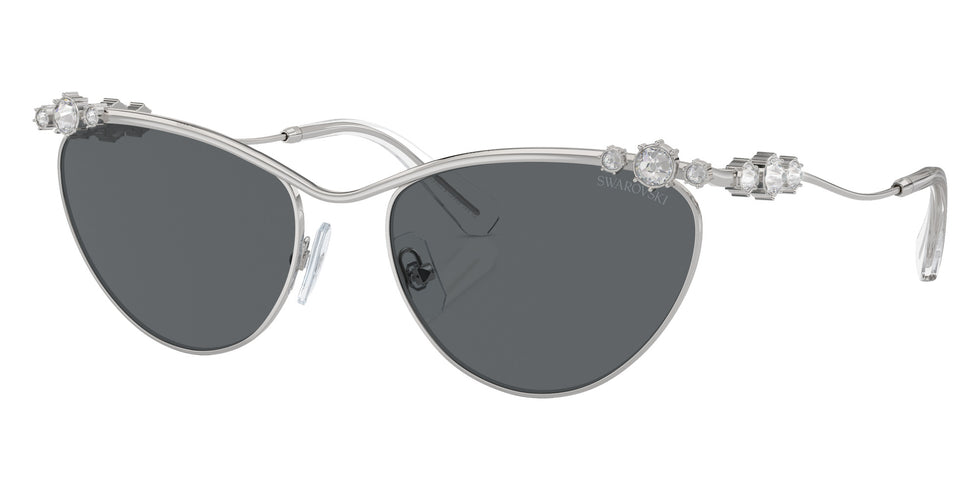 Swarovski SK7017 400187 58 - Silver / Dark Gray #id:sk7017400187_s:100105