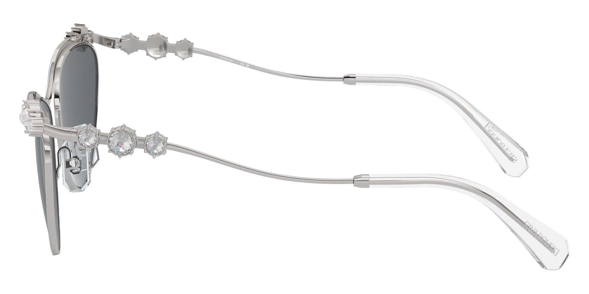 Swarovski SK7017 400187 58 - Silver / Dark Gray #id:sk7017400187_s:100110