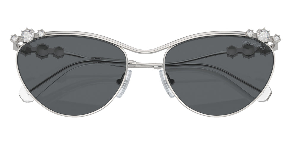 Swarovski SK7017 400187 58 - Silver / Dark Gray #id:sk7017400187_s:100120