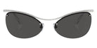 Swarovski SK7018 400187 63 - Silver / Dark Gray #id:sk7018400187_s:100100