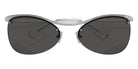 Swarovski SK7018 400187 63 - Silver / Dark Gray #id:sk7018400187_s:100120
