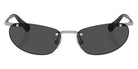 Swarovski SK7019 400187 59 - Matte Silver / Dark Gray #id:sk7019400187_s:100100