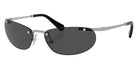 Swarovski SK7019 400187 59 - Matte Silver / Dark Gray #id:sk7019400187_s:100105