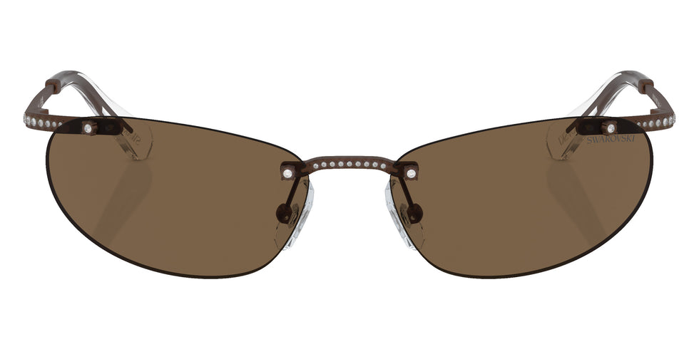 Swarovski SK7019 400273 59 - Matte Brown / Dark Brown #id:sk7019400273_s:102100