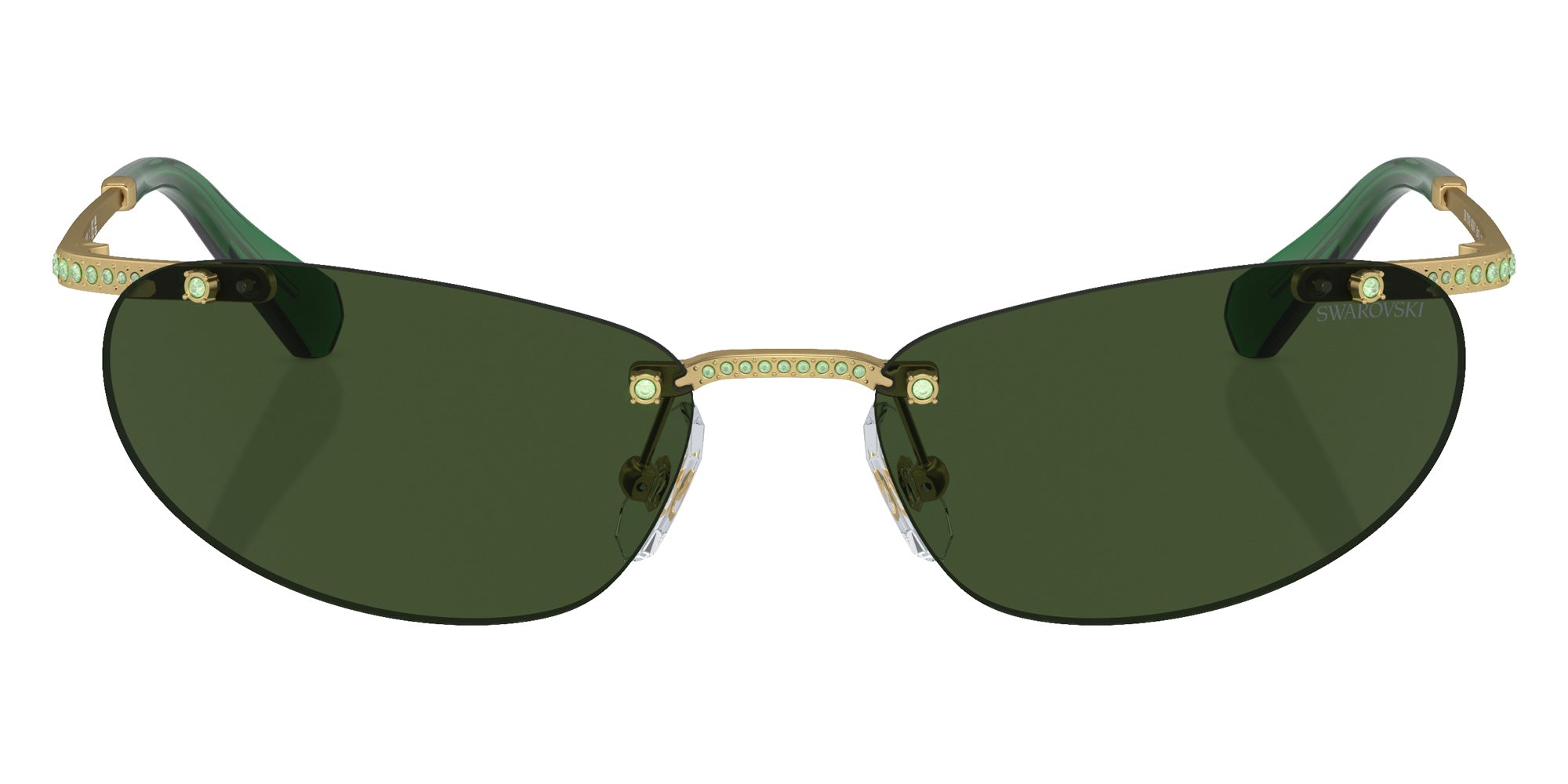 Swarovski SK7019 402471 59 - Matte Gold / Green #id:sk7019402471_s:104100