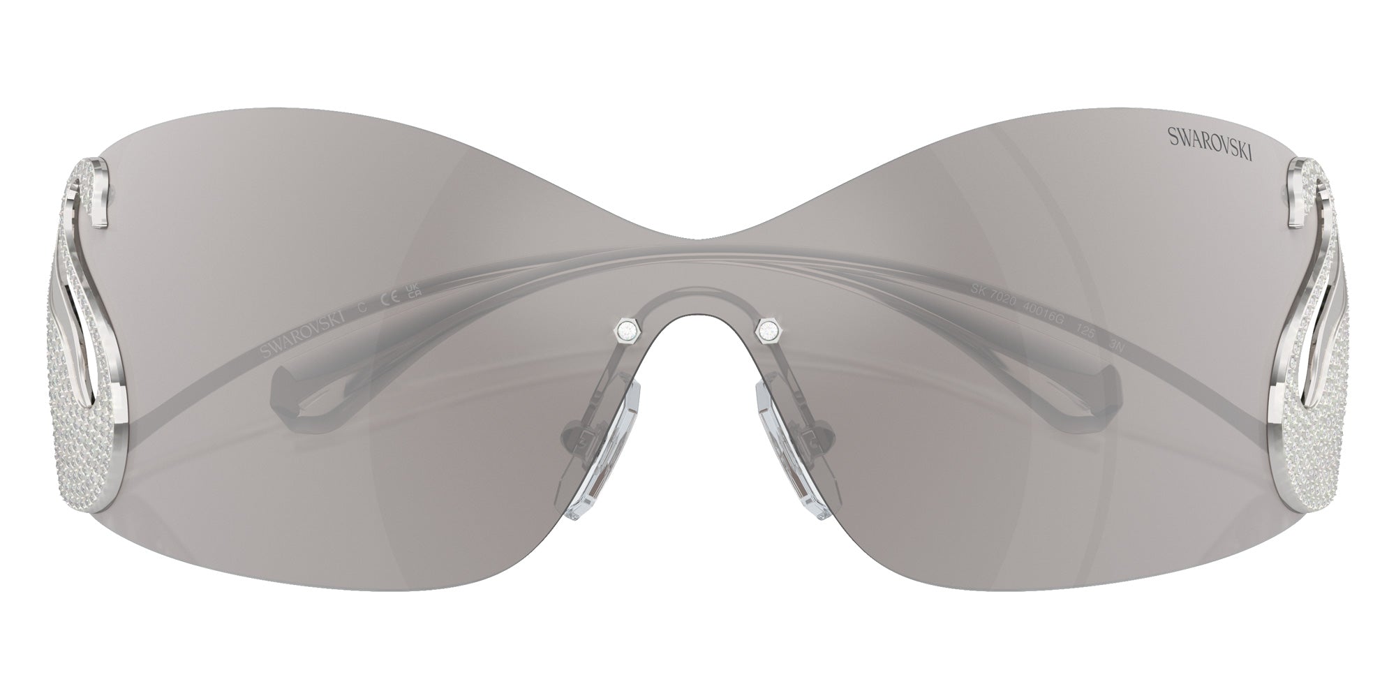 Swarovski SK7020 40016G 134 - Silver / Light Gray Mirrored Silver #id:sk702040016g_s:100120