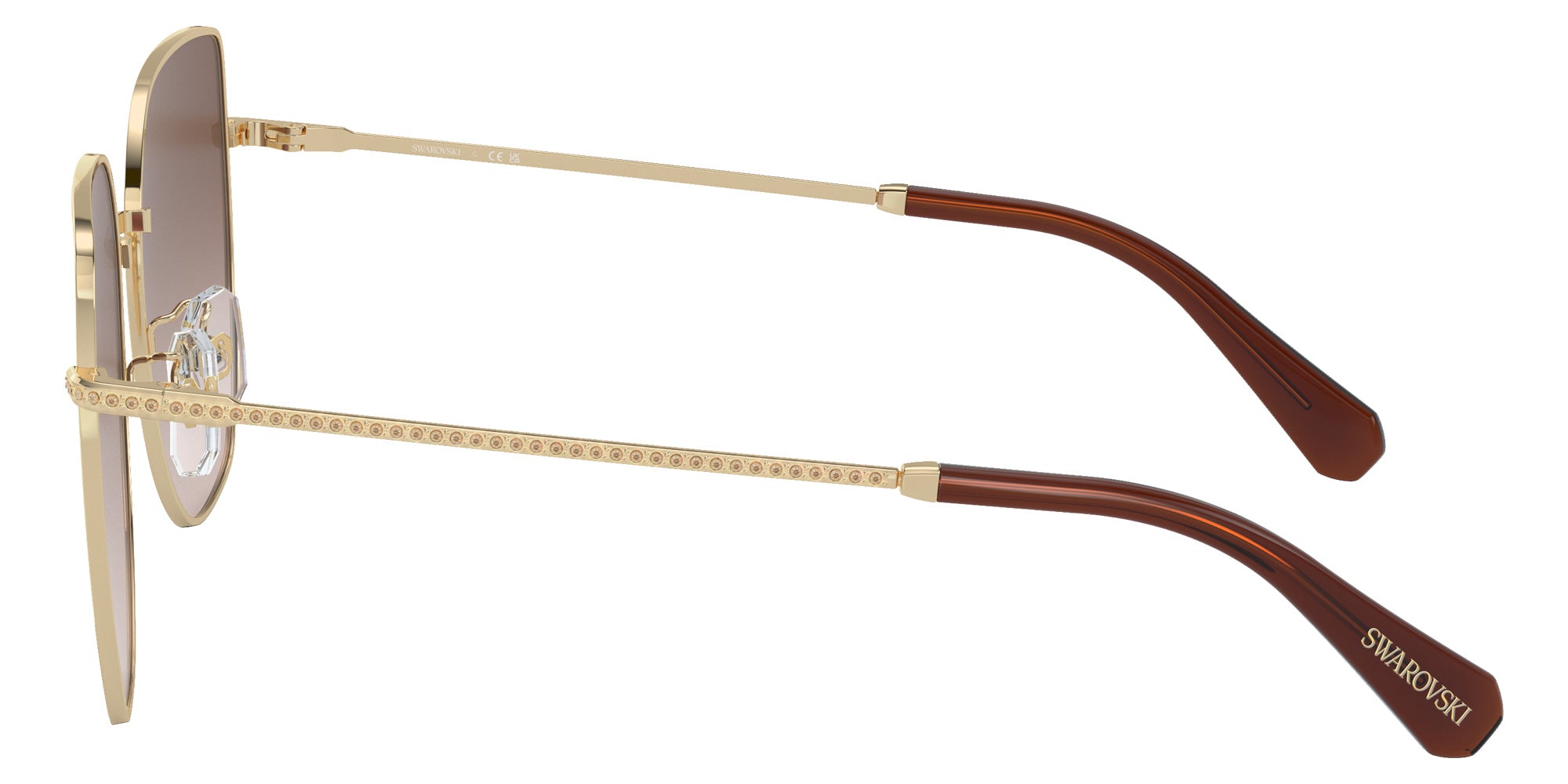 Swarovski SK7021D 400213 59 - Pale Gold / Gradient Brown #id:sk7021d400213_s:100110
