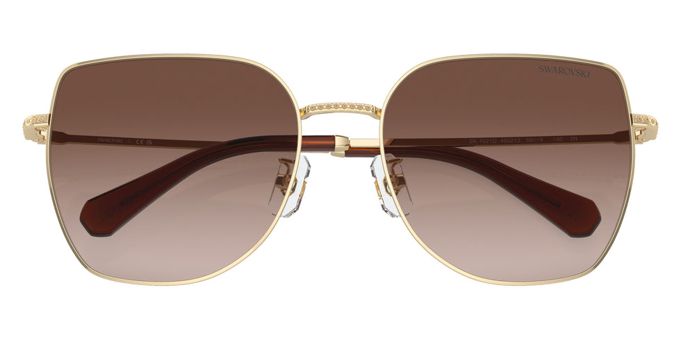 Swarovski SK7021D 400213 59 - Pale Gold / Gradient Brown #id:sk7021d400213_s:100120