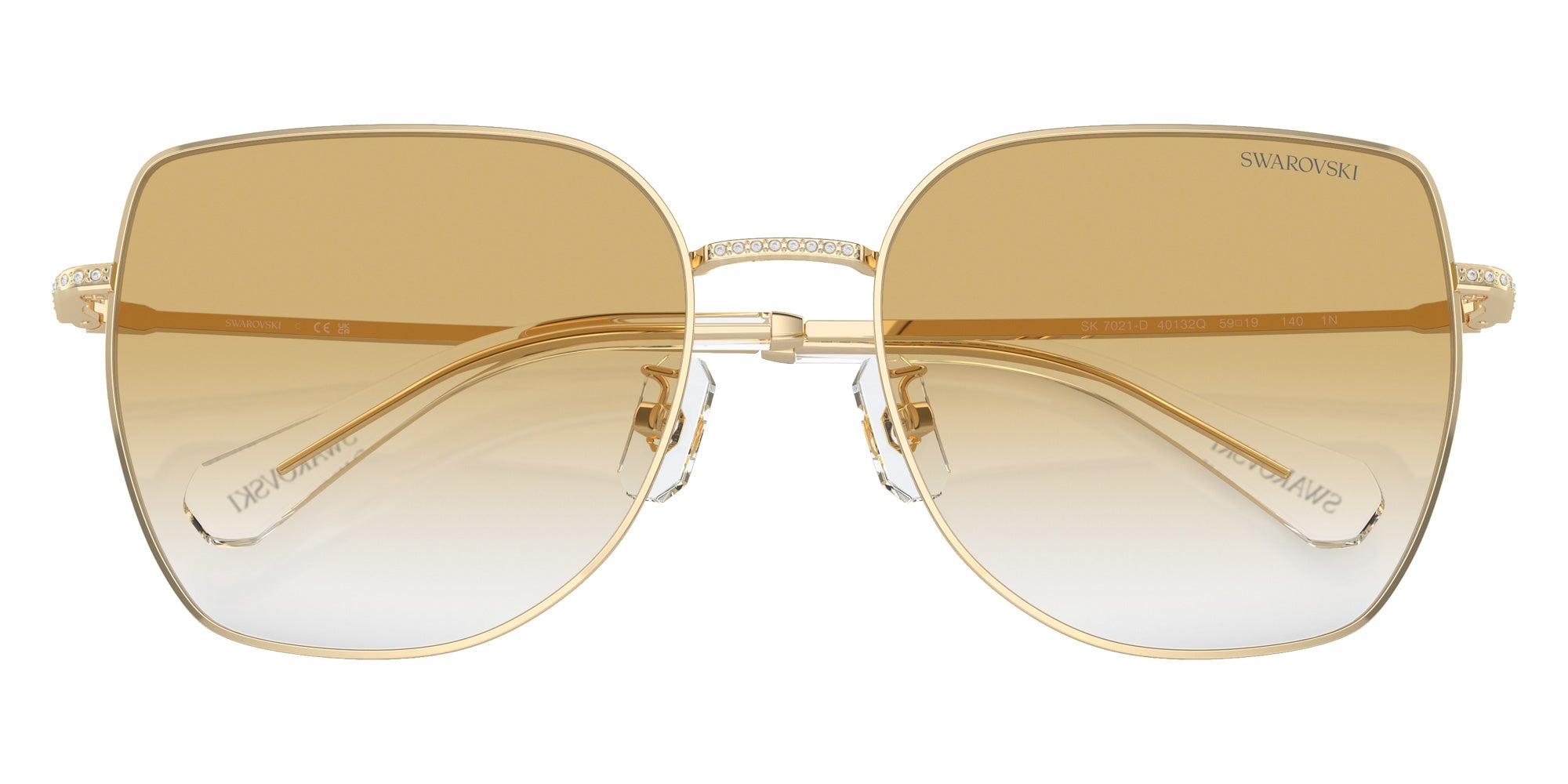 Swarovski SK7021D 40132Q 59 - Pale Gold / Clear Gradient Yellow #id:sk7021d40132q_s:102120