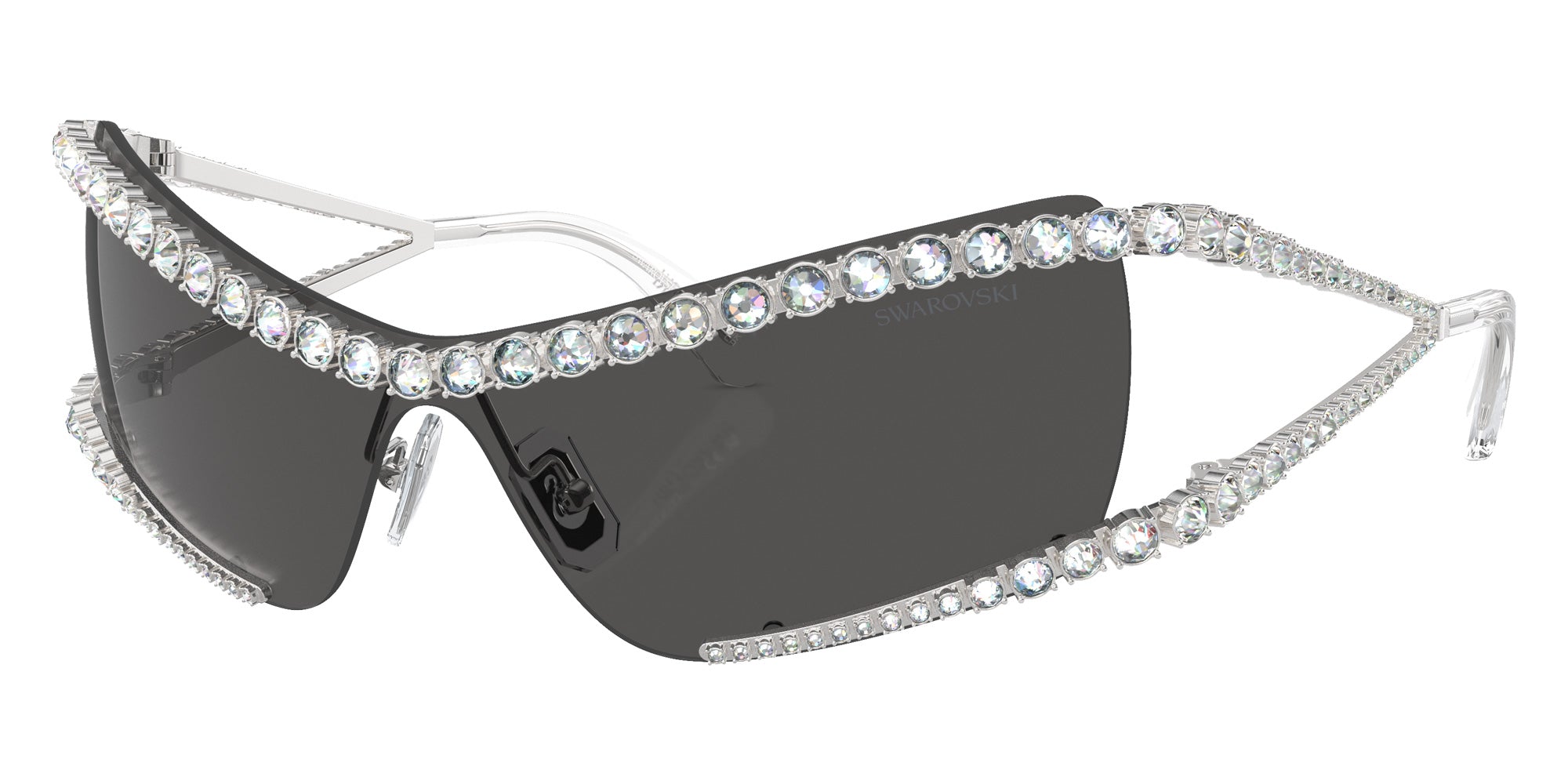 Swarovski SK7022 400187 133 - Silver / Dark Gray #id:sk7022400187_s:100105