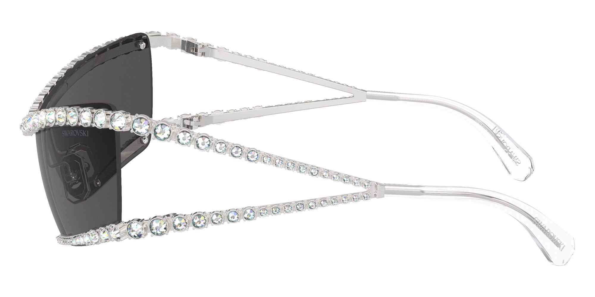 Swarovski SK7022 400187 133 - Silver / Dark Gray #id:sk7022400187_s:100110