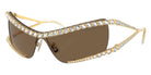 Swarovski SK7022 400473 133 - Gold / Dark Brown #id:sk7022400473_s:102105