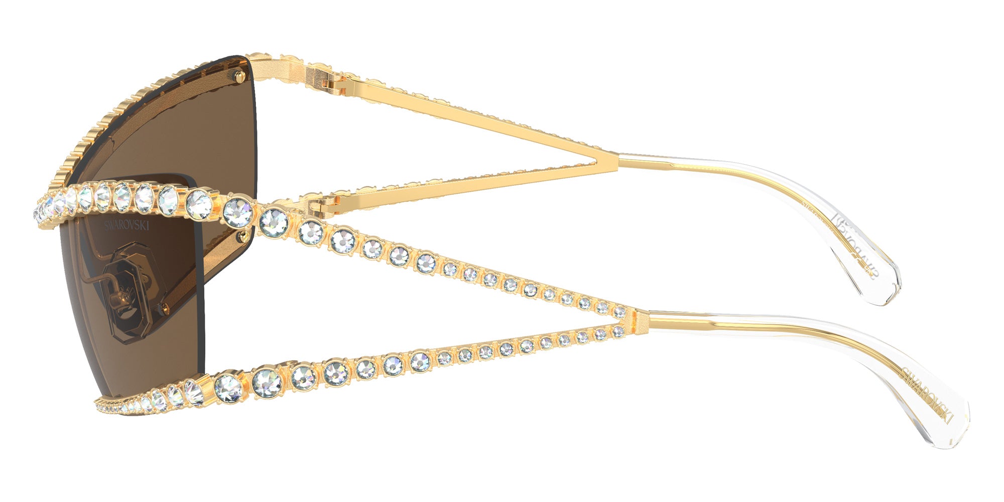 Swarovski SK7022 400473 133 - Gold / Dark Brown #id:sk7022400473_s:102110