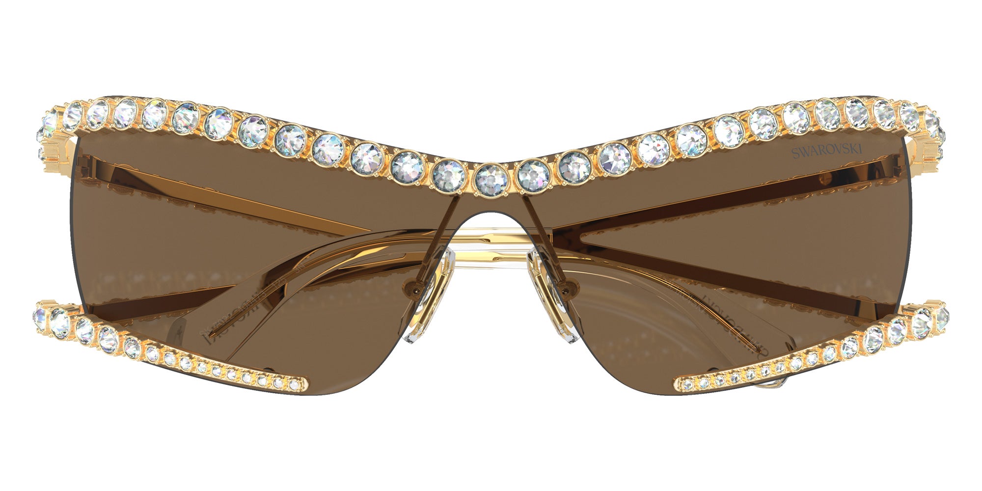 Swarovski SK7022 400473 133 - Gold / Dark Brown #id:sk7022400473_s:102120