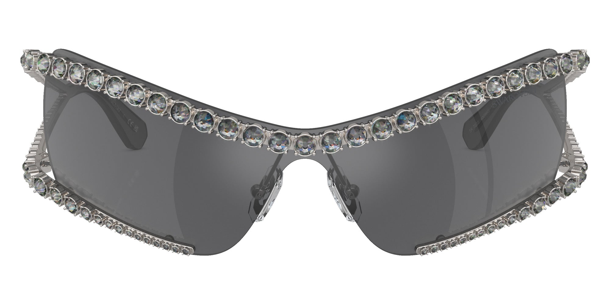 Swarovski SK7022 40096G 133 - Gunmetal / Gray Mirrored Black #id:sk702240096g_s:106100