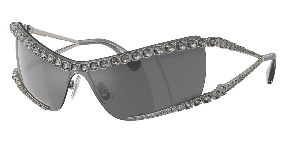 Swarovski SK7022 40096G 133 - Gunmetal / Gray Mirrored Black #id:sk702240096g_s:106105