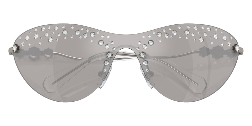 Swarovski SK7023 40096G 137 - Gunmetal / Light Gray Mirrored Silver #id:sk702340096g_s:100120