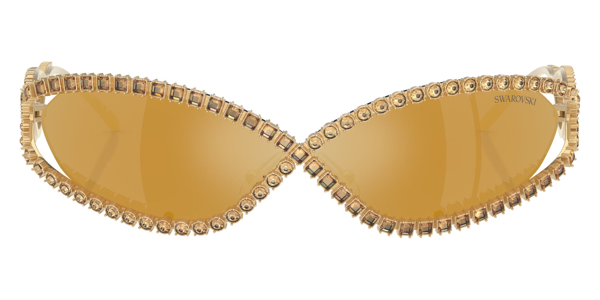 Swarovski SK7024 40047P 65 - Gold / Brown Mirrored Gold #id:sk702440047p_s:102100