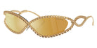 Swarovski SK7024 40047P 65 - Gold / Brown Mirrored Gold #id:sk702440047p_s:102105