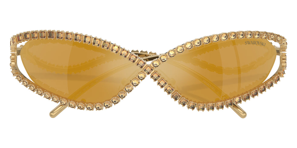 Swarovski SK7024 40047P 65 - Gold / Brown Mirrored Gold #id:sk702440047p_s:102120