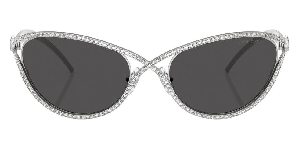 Swarovski SK7025 400187 58 - Silver / Dark Gray #id:sk7025400187_s:100100