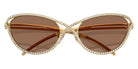 Swarovski SK7025 400473 58 - Gold / Dark Brown #id:sk7025400473_s:102120