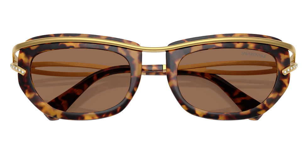 Swarovski SK7026 403573 52 - Light Havana / Dark Brown #id:sk7026403573_s:102120