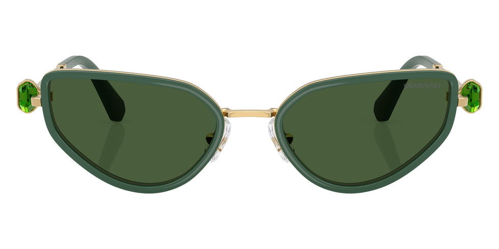 Swarovski SK7027 403371 56 - Gold/Dark Green / Dark Green #id:sk7027403371_s:104100