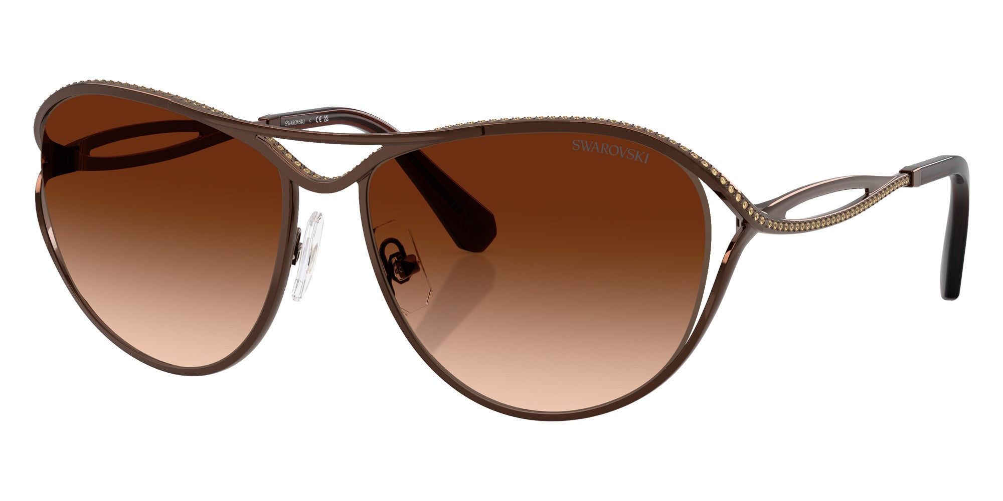 Swarovski SK7028 400274 59 - Brown / Brown Gradient #id:sk7028400274_s:100105