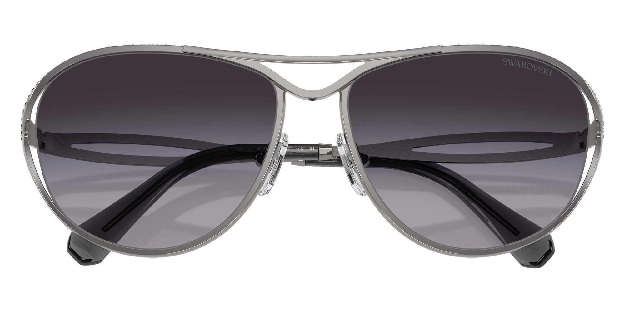 Swarovski SK7028 40098G 59 - Gunmetal / Gray Gradient #id:sk702840098g_s:106120
