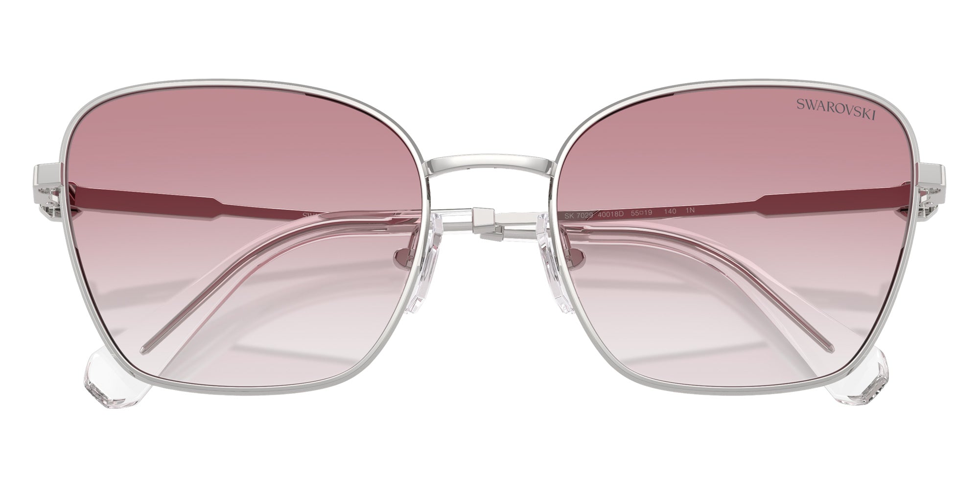 Swarovski SK7029 40018D 55 - Silver / Clear Gradient Pink #id:sk702940018d_s:100120