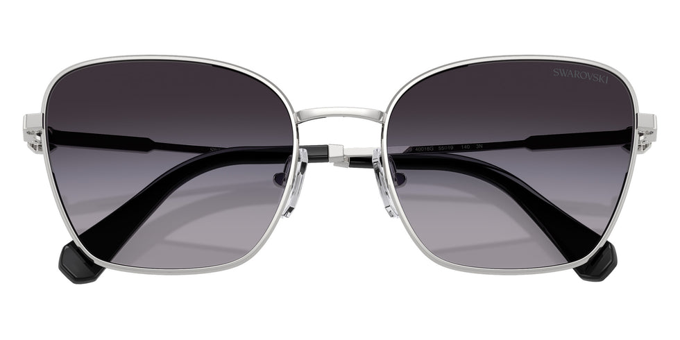 Swarovski SK7029 40018G 55 - Silver / Gradient Gray #id:sk702940018g_s:104120