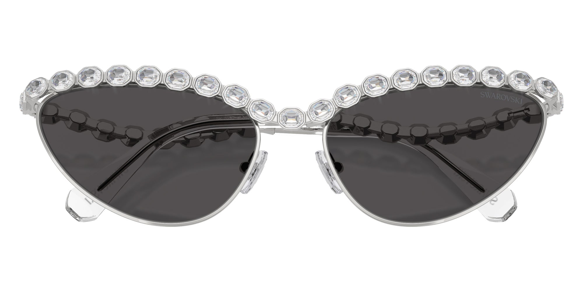 Swarovski SK7030 400187 59 - Silver / Dark Gray #id:sk7030400187_s:100120