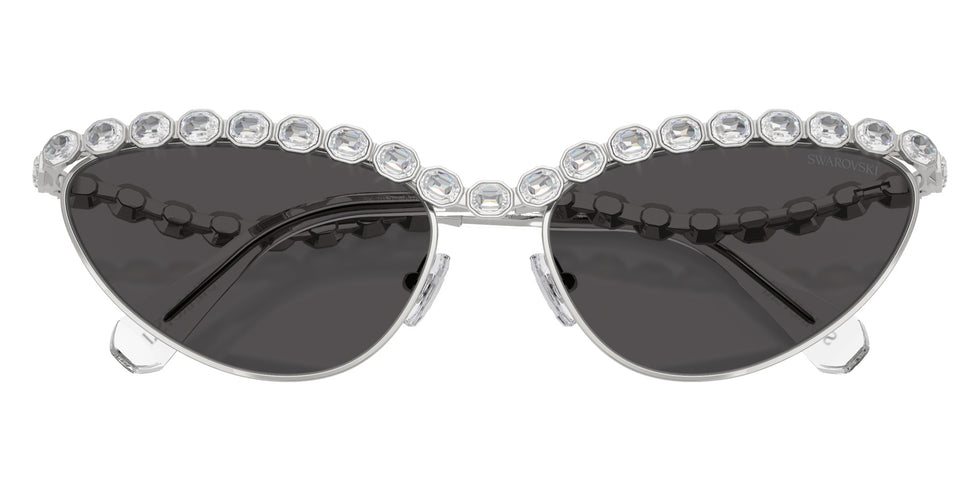 Swarovski SK7030 400187 59 - Silver / Dark Gray #id:sk7030400187_s:100120