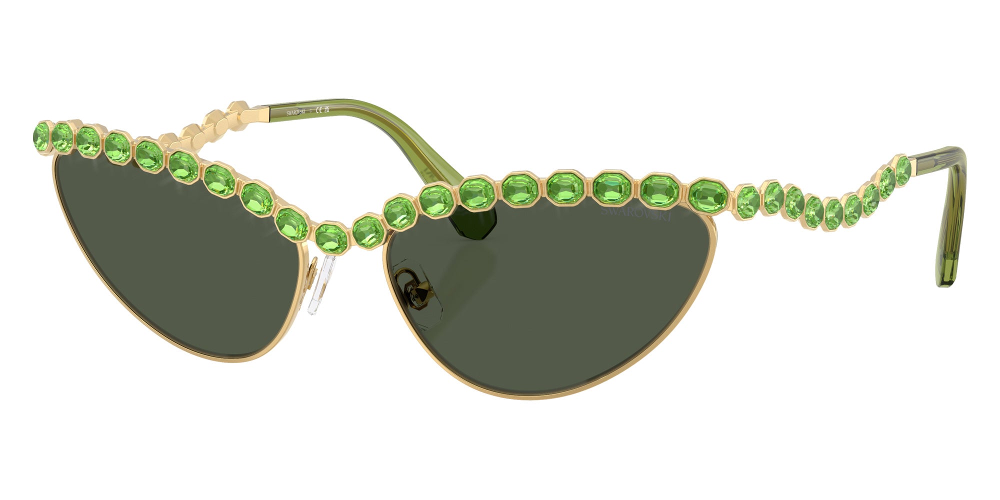 Swarovski SK7030 401782 59 - Gold / Light Green #id:sk7030401782_s:102105