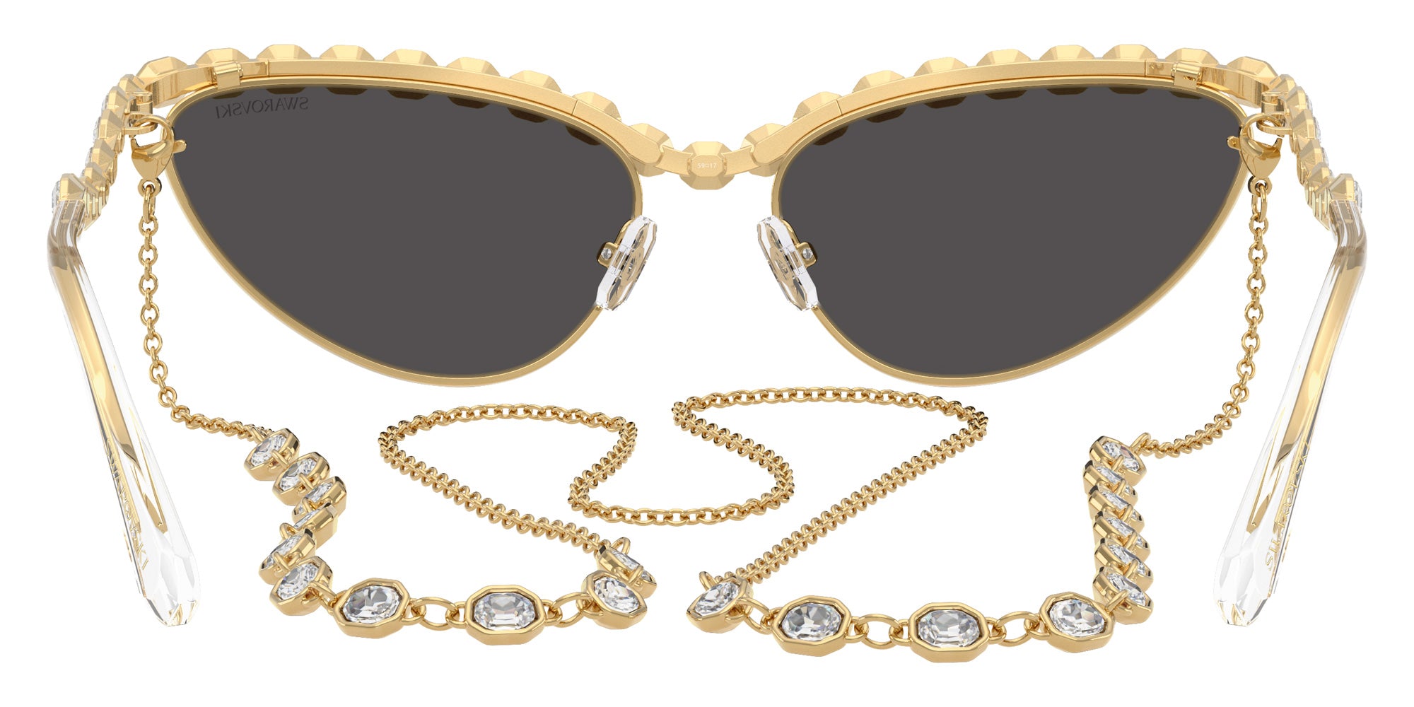 Swarovski SK7030 403987 59 - Gold / Dark Gray #id:sk7030403987_s:106115
