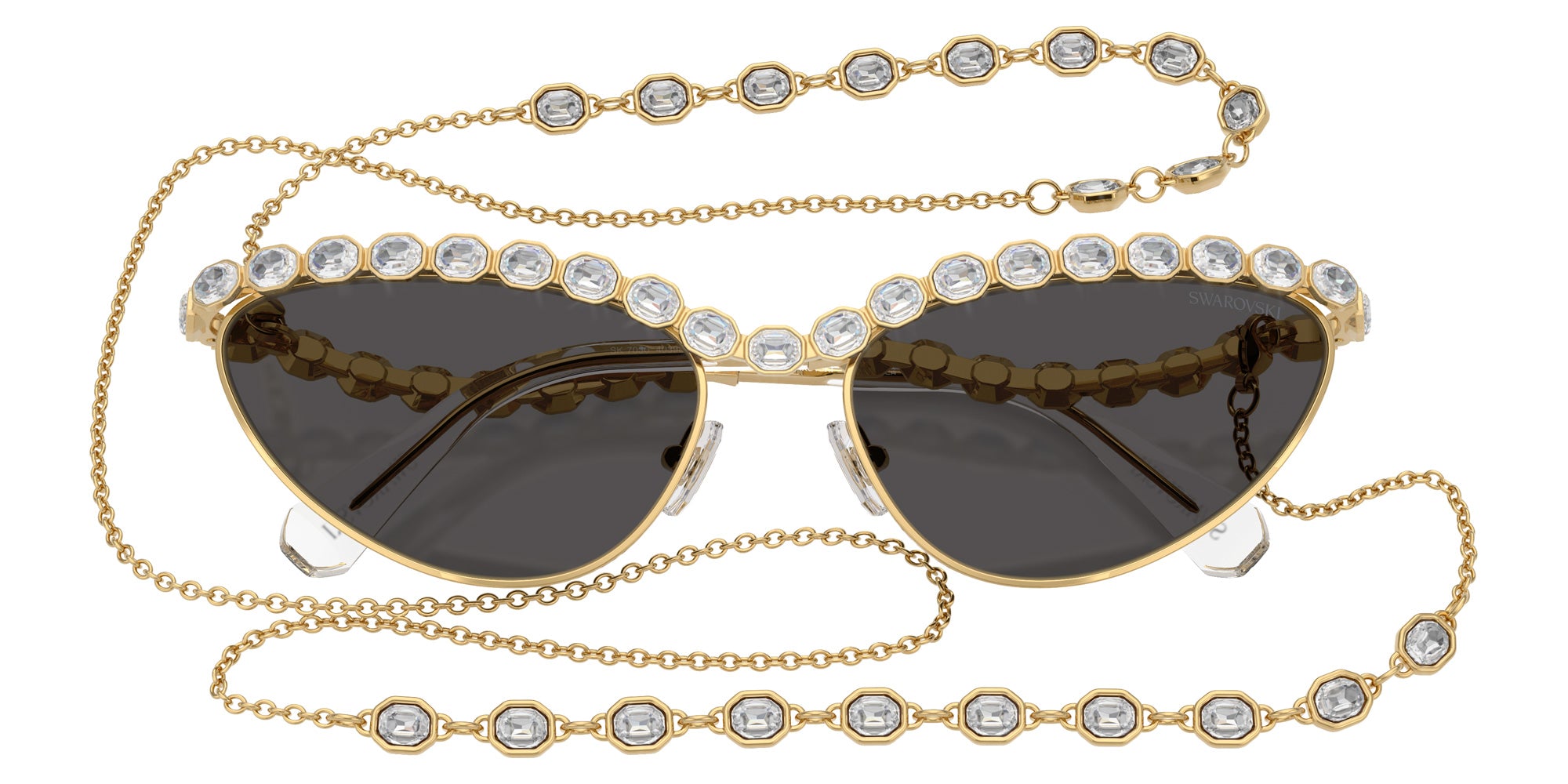 Swarovski SK7030 403987 59 - Gold / Dark Gray #id:sk7030403987_s:106120