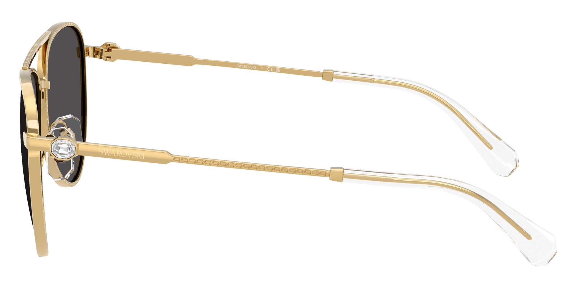 Swarovski SK7031 400487 59 - Gold / Dark Gray #id:sk7031400487_s:102110