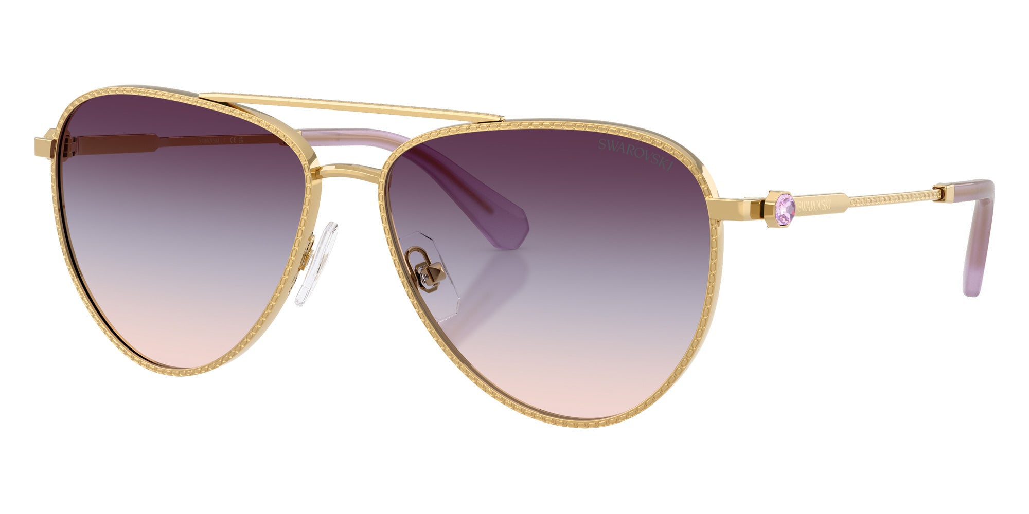 Swarovski SK7031 4036U7 59 - Gold / Gradient Light Brown/Blue/Violet #id:sk70314036u7_s:106105