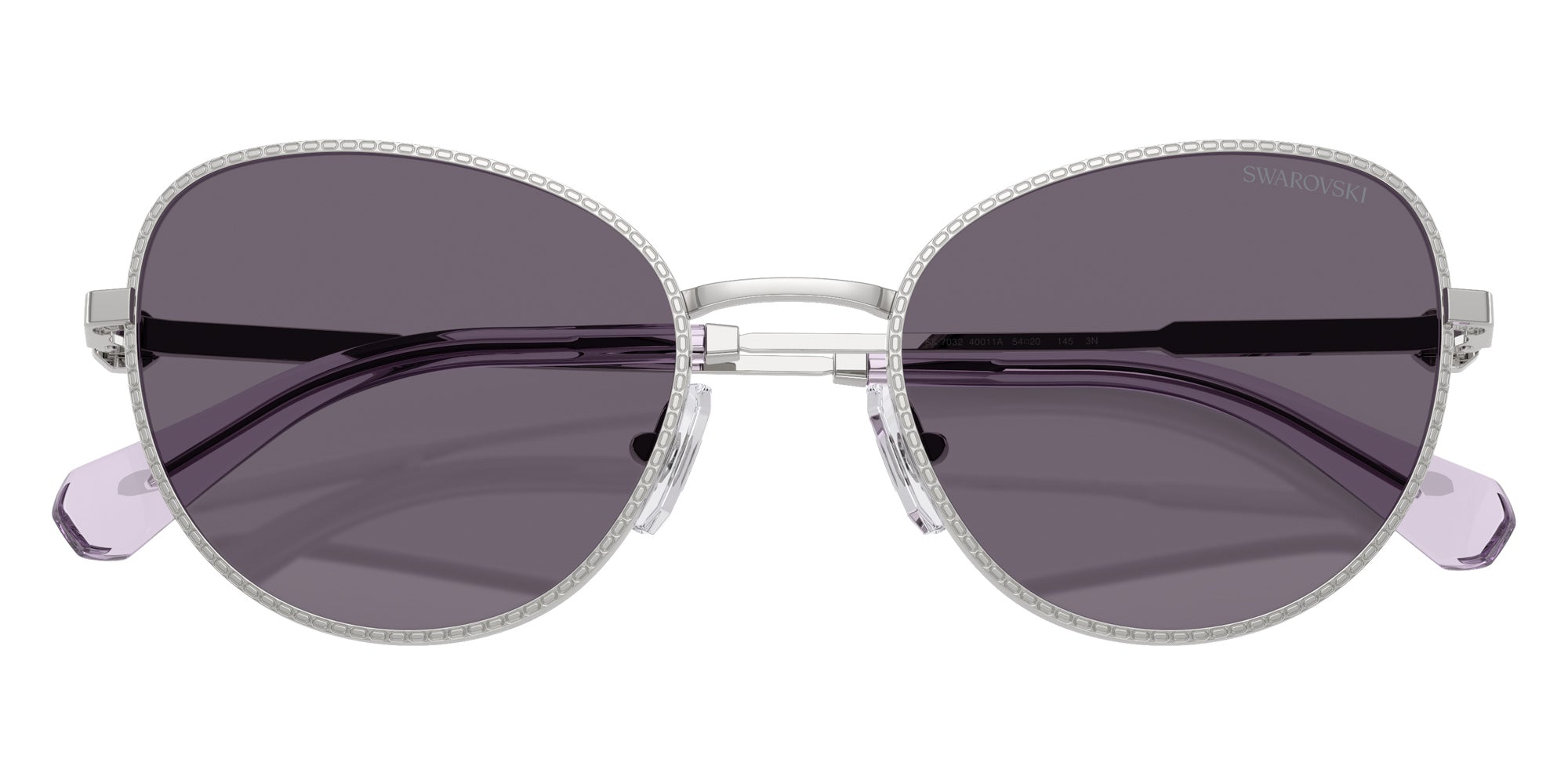 Swarovski SK7032 40011A 54 - Silver / Violet #id:sk703240011a_s:100120