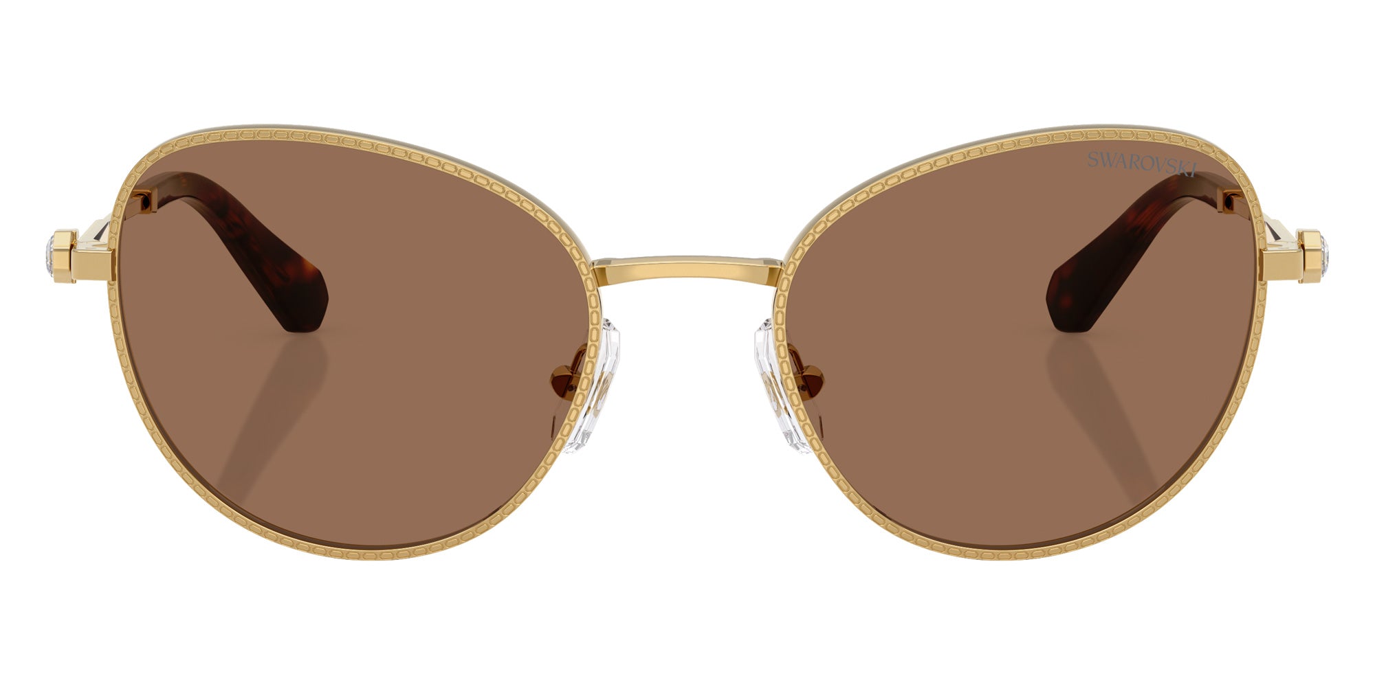 Swarovski SK7032 400473 54 - Gold / Dark Brown #id:sk7032400473_s:102100