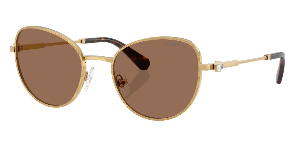 Swarovski SK7032 400473 54 - Gold / Dark Brown #id:sk7032400473_s:102105