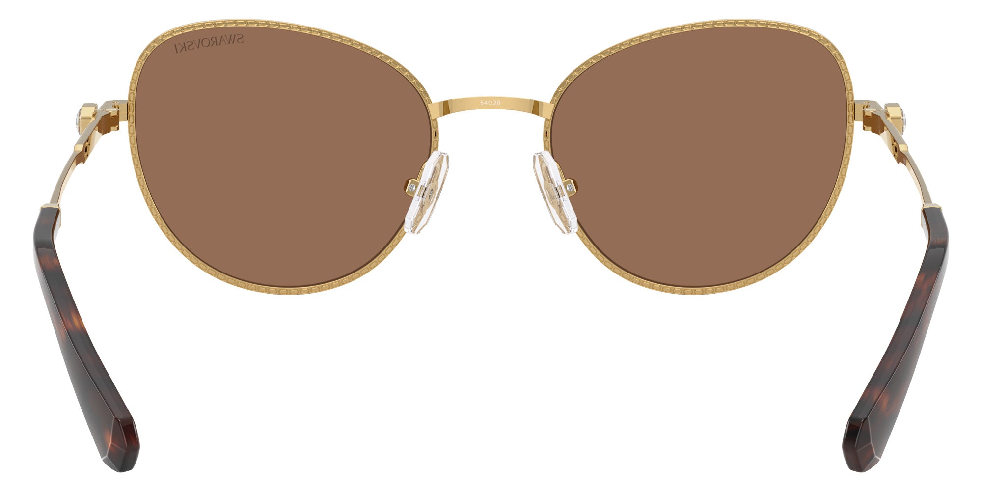 Swarovski SK7032 400473 54 - Gold / Dark Brown #id:sk7032400473_s:102115