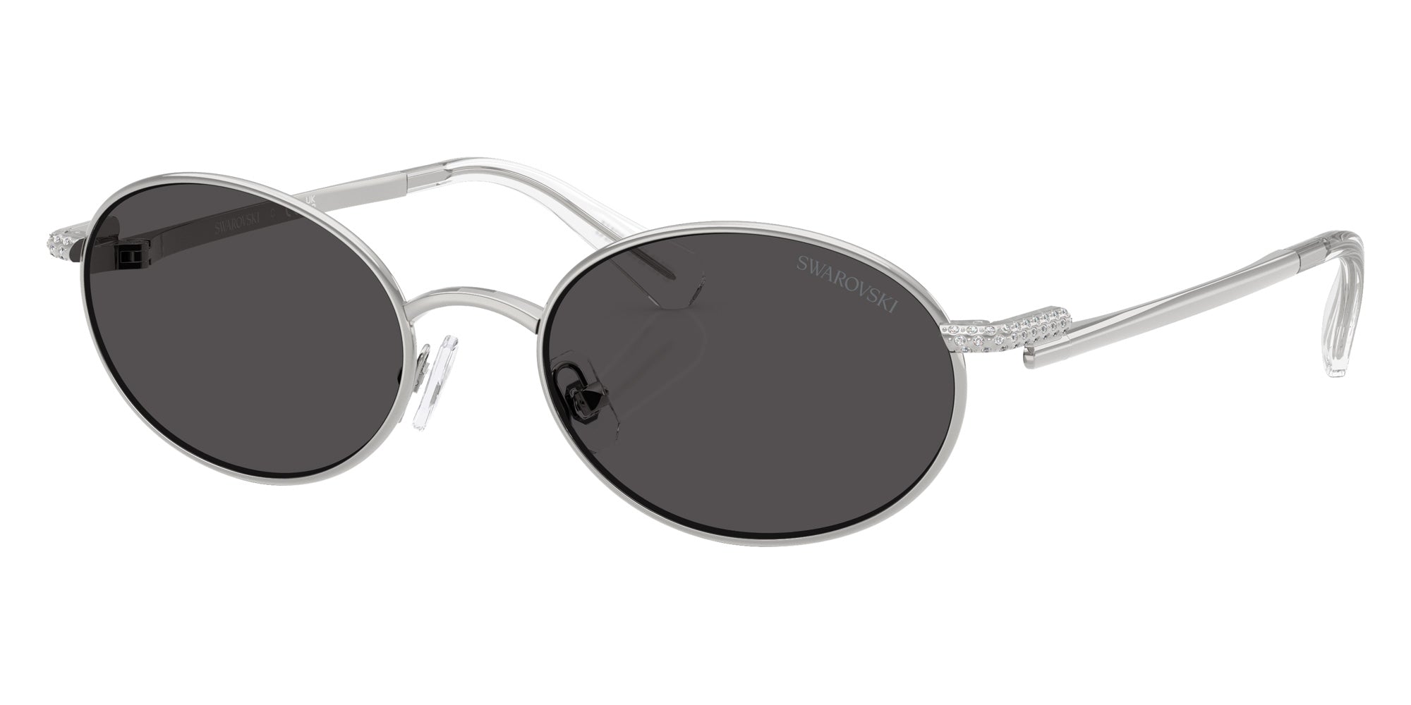 Swarovski SK7033 400187 53 - Silver / Dark Gray #id:sk7033400187_s:100105