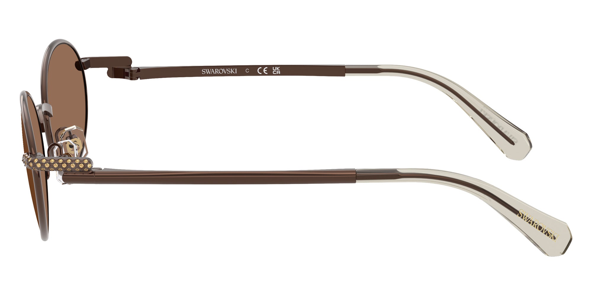 Swarovski SK7033 400273 53 - Brown / Dark Brown #id:sk7033400273_s:102110