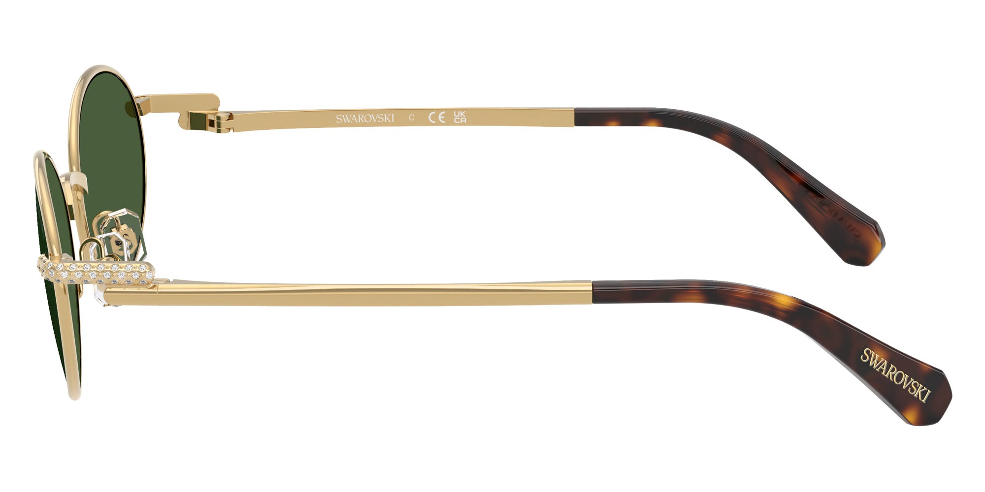 Swarovski SK7033 400471 53 - Gold / Dark Green #id:sk7033400471_s:104110